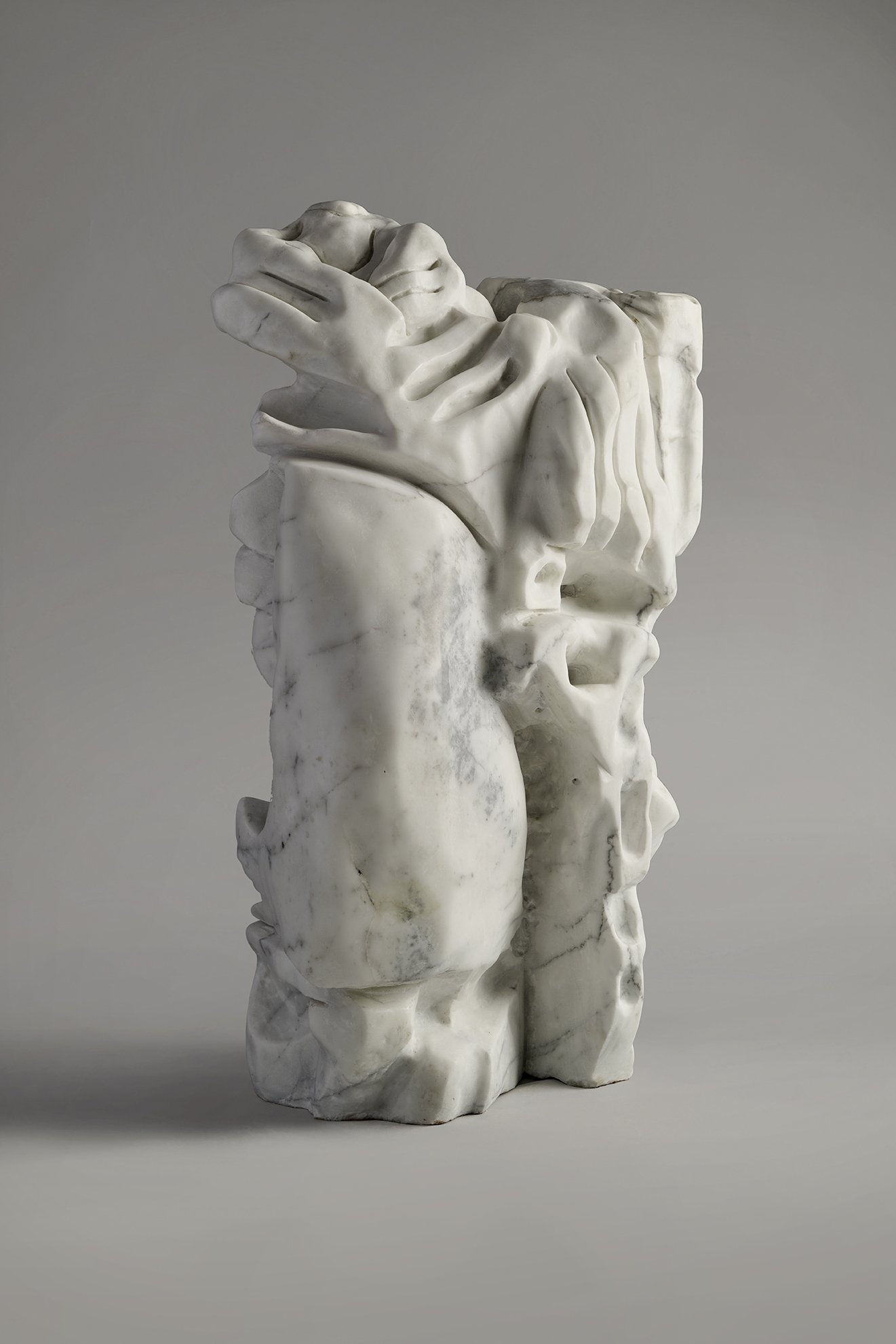 Sculpture - Marbre de Carrare - Taille directe - CEMI (artiste) 