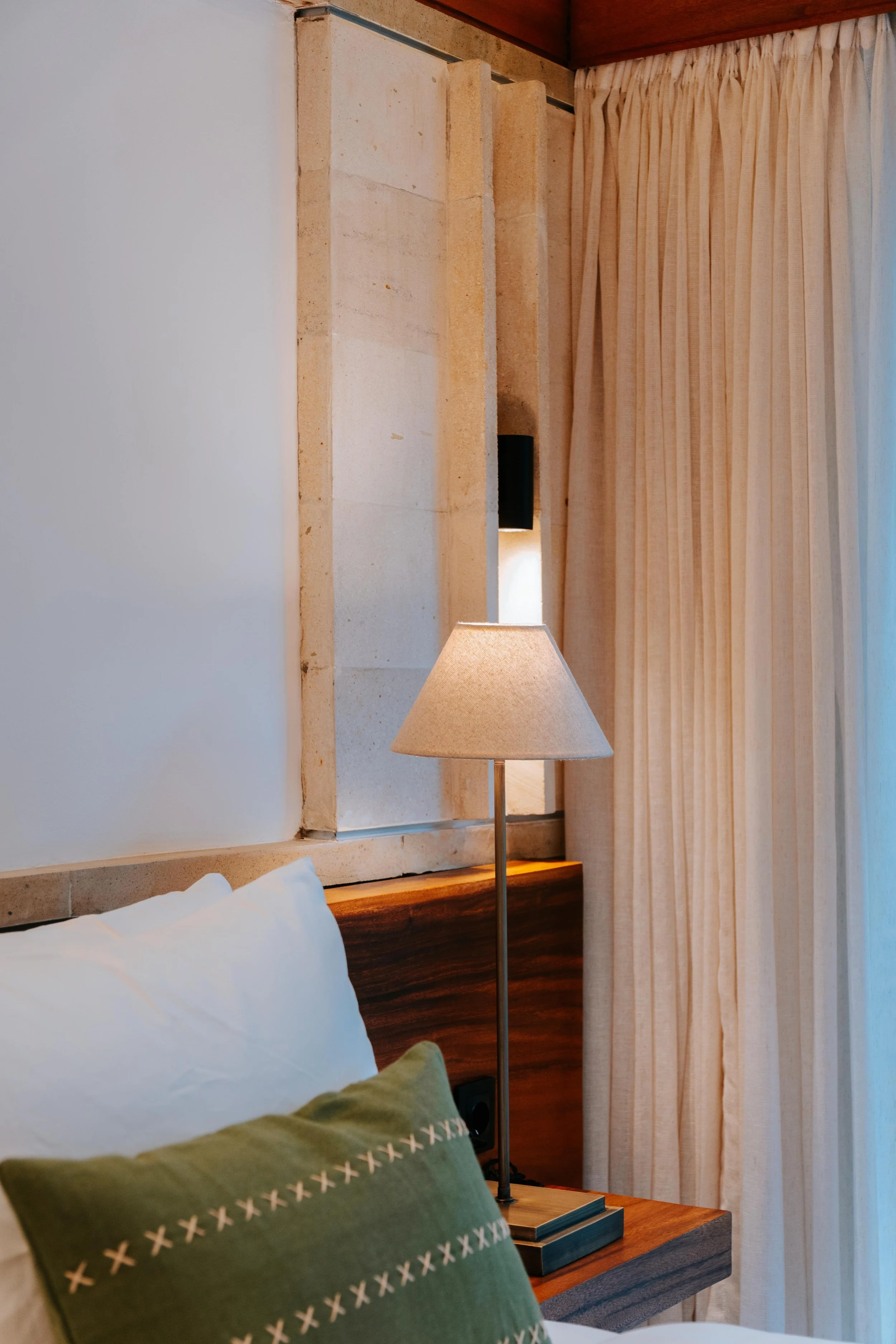 Bedroom details at The Sanctuary, Kalm Lembongan