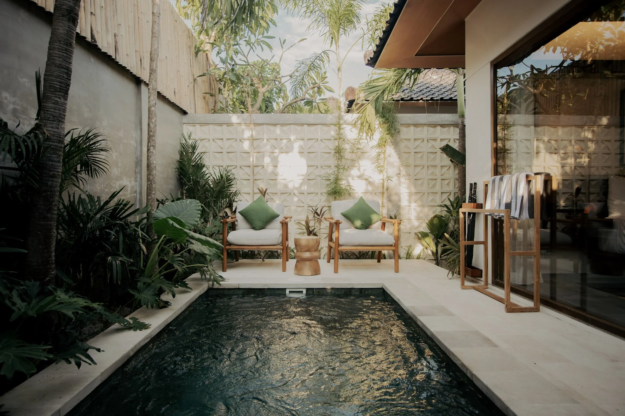 Private outdoor area at The Sanctuary, Kalm Lembongan