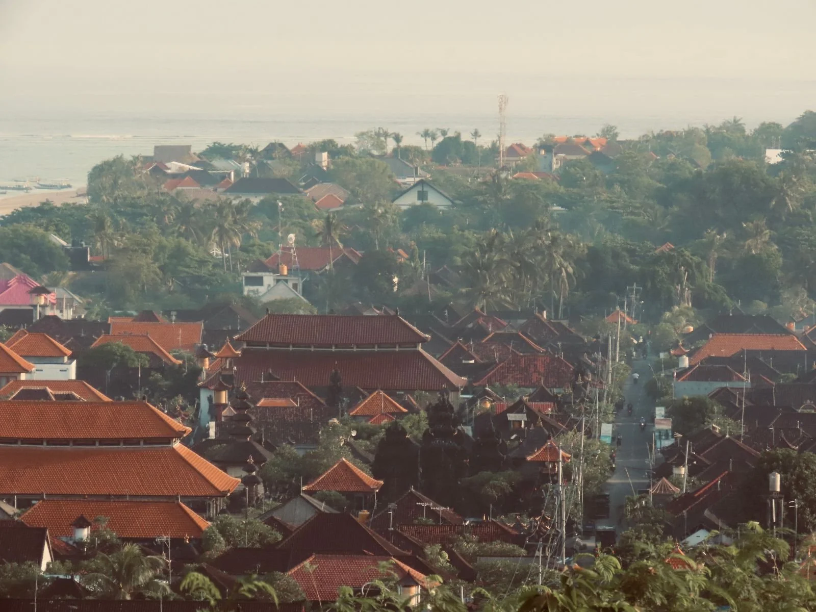 Jungutbatu village and coastline, Nusa Lembongan