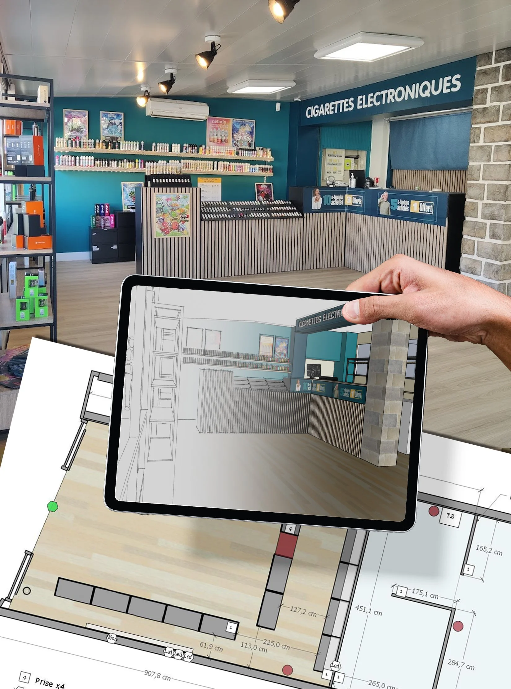 Design d'espace et modélisation 2D/3D