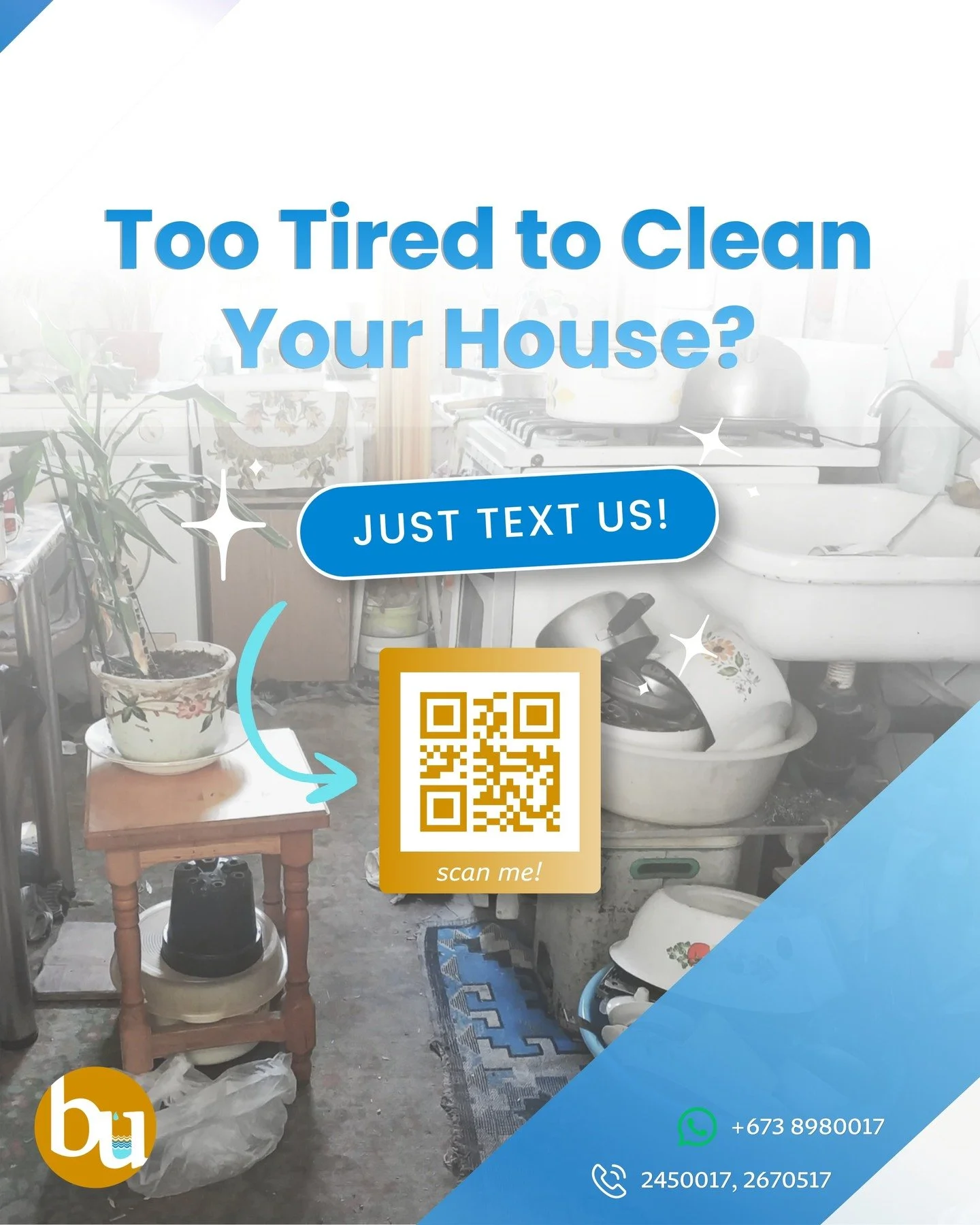 We understand that between commitments, it may be hard to keep your space clean. This is where we come in with our residential cleaning service 🏡🧹.

Whether you need a room cleaned, the whole exterior or interior of your house cleaned we got you co