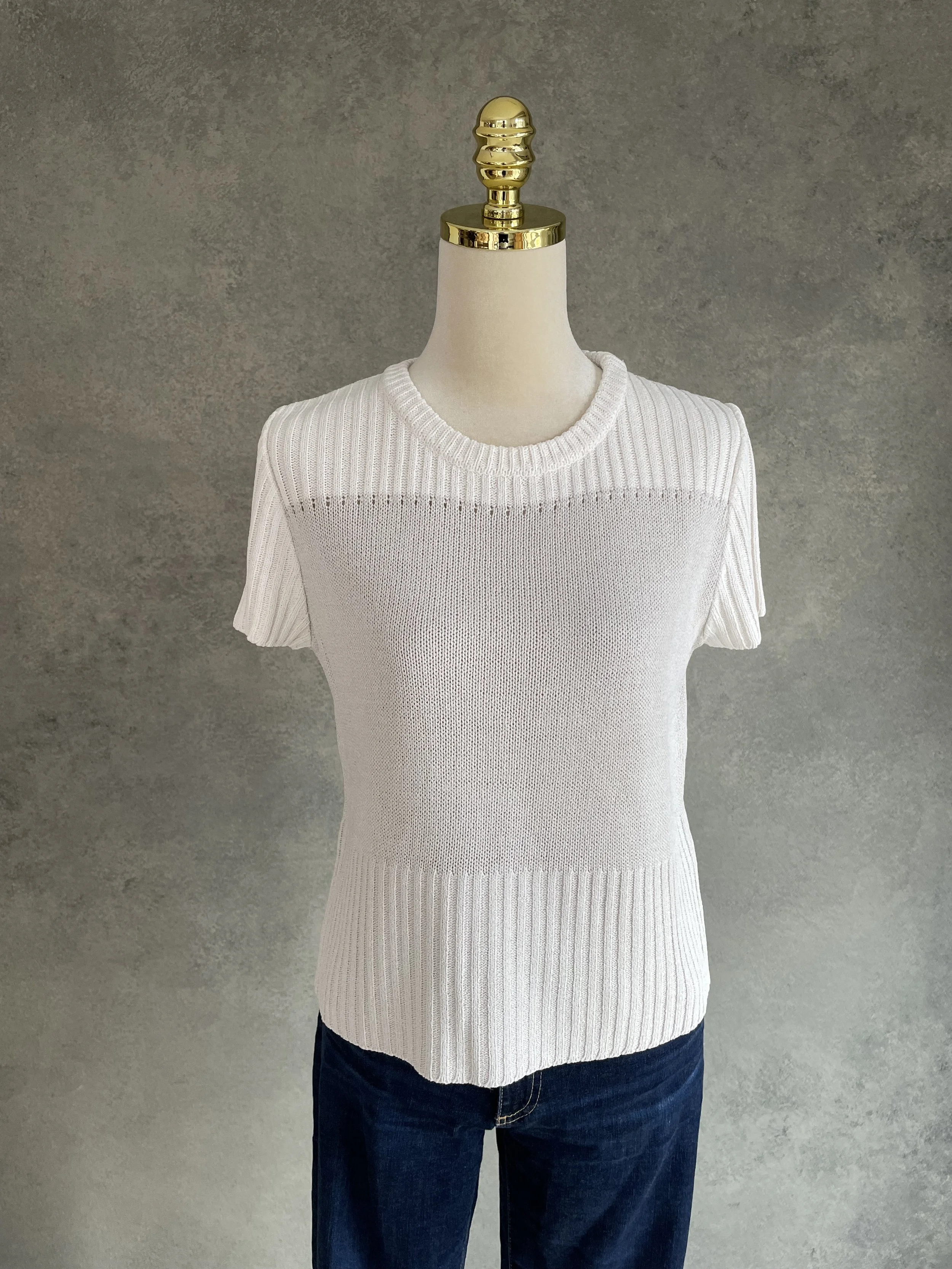 NATAN Beige & Silver Knit Shirt