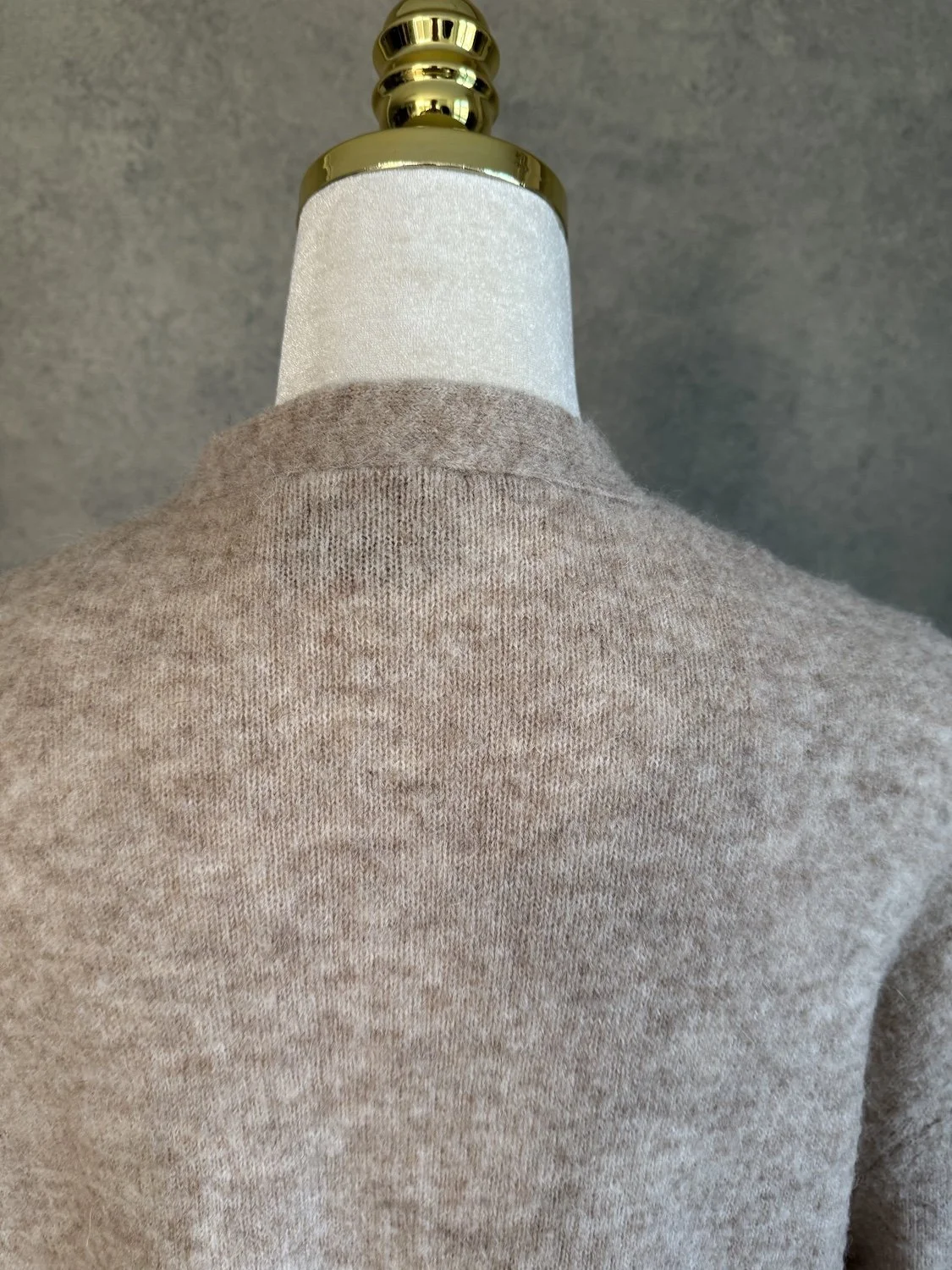Neo Noir Wool Cardigan beige with grey silver trim XL_1380.jpg