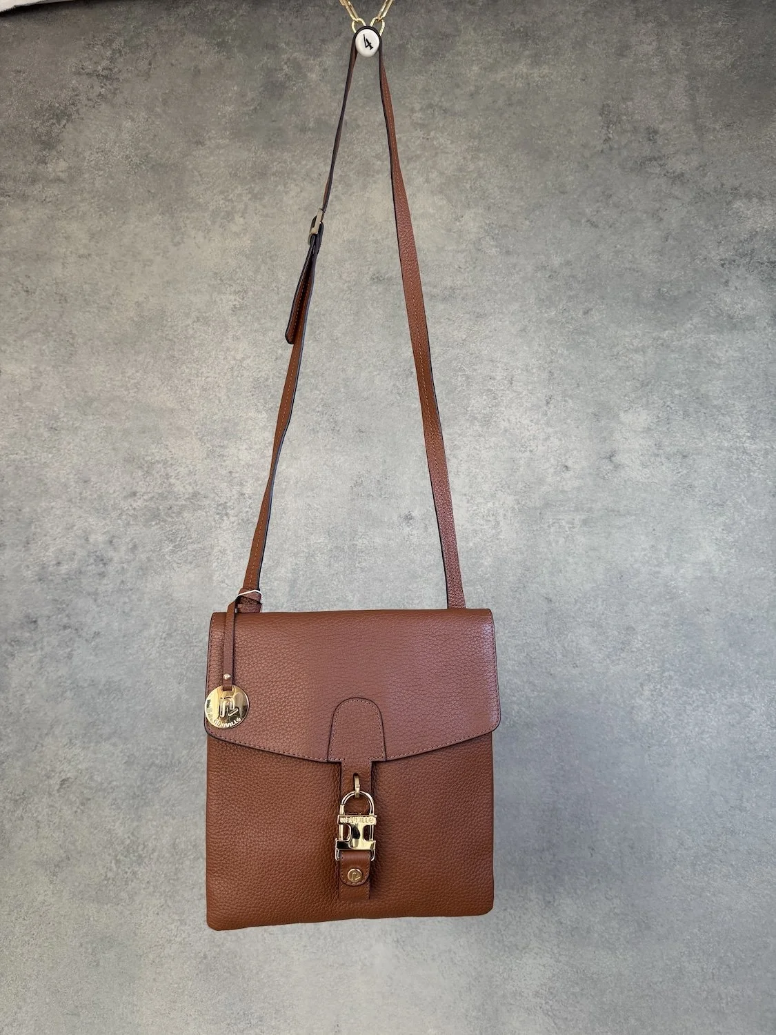 NEUVILLE Leather Crossbody Bag