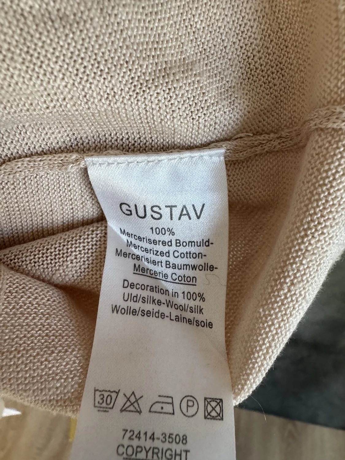 Gustav Cotton Beige top with silk detailing floral_1397.jpg