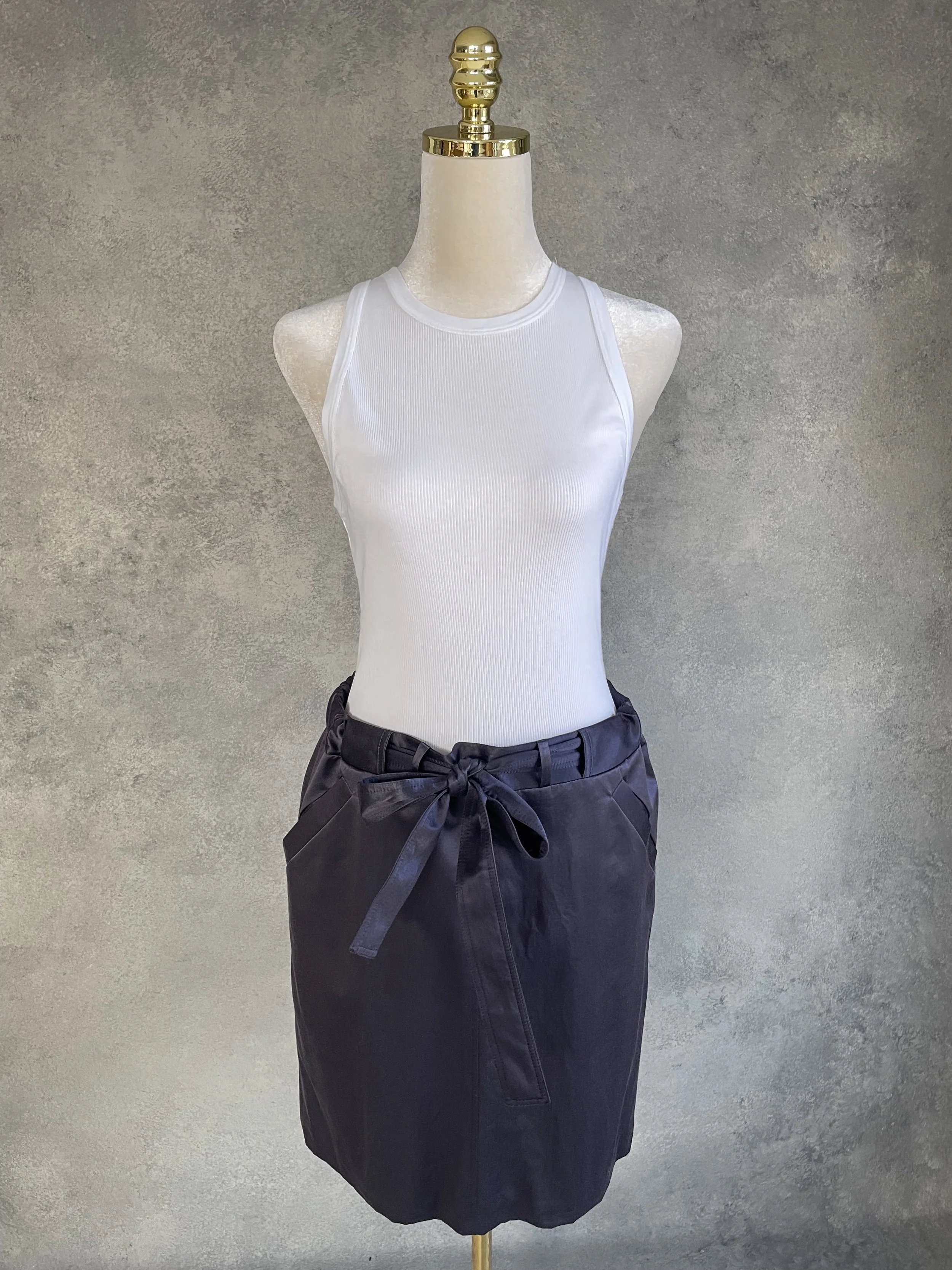 PRESQUE FINI  Archival Deconstructed Silk-Cotton Balloon Skirt
