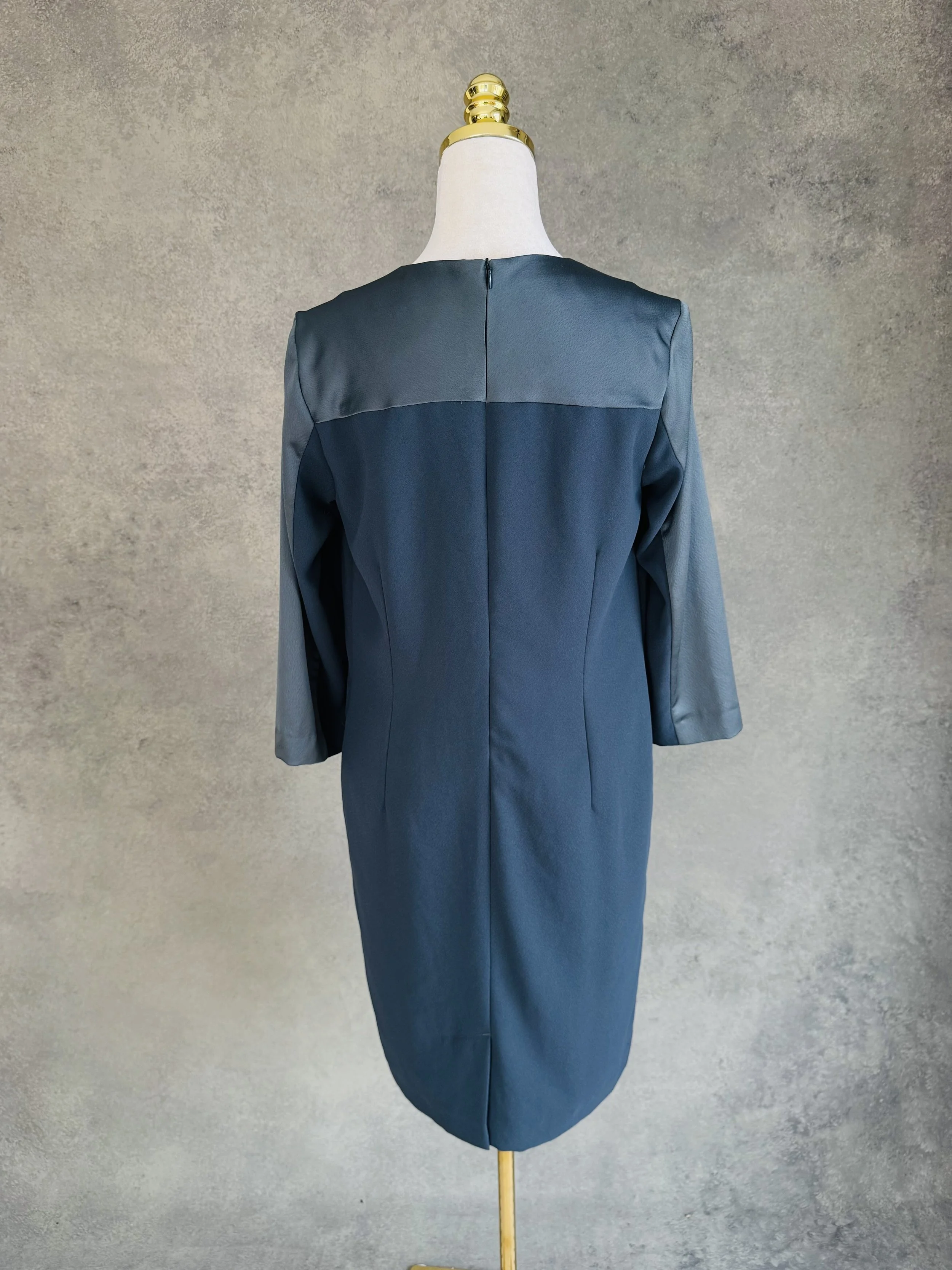 Gigue- Aqua blue dress silk trimIMG_9979.jpg