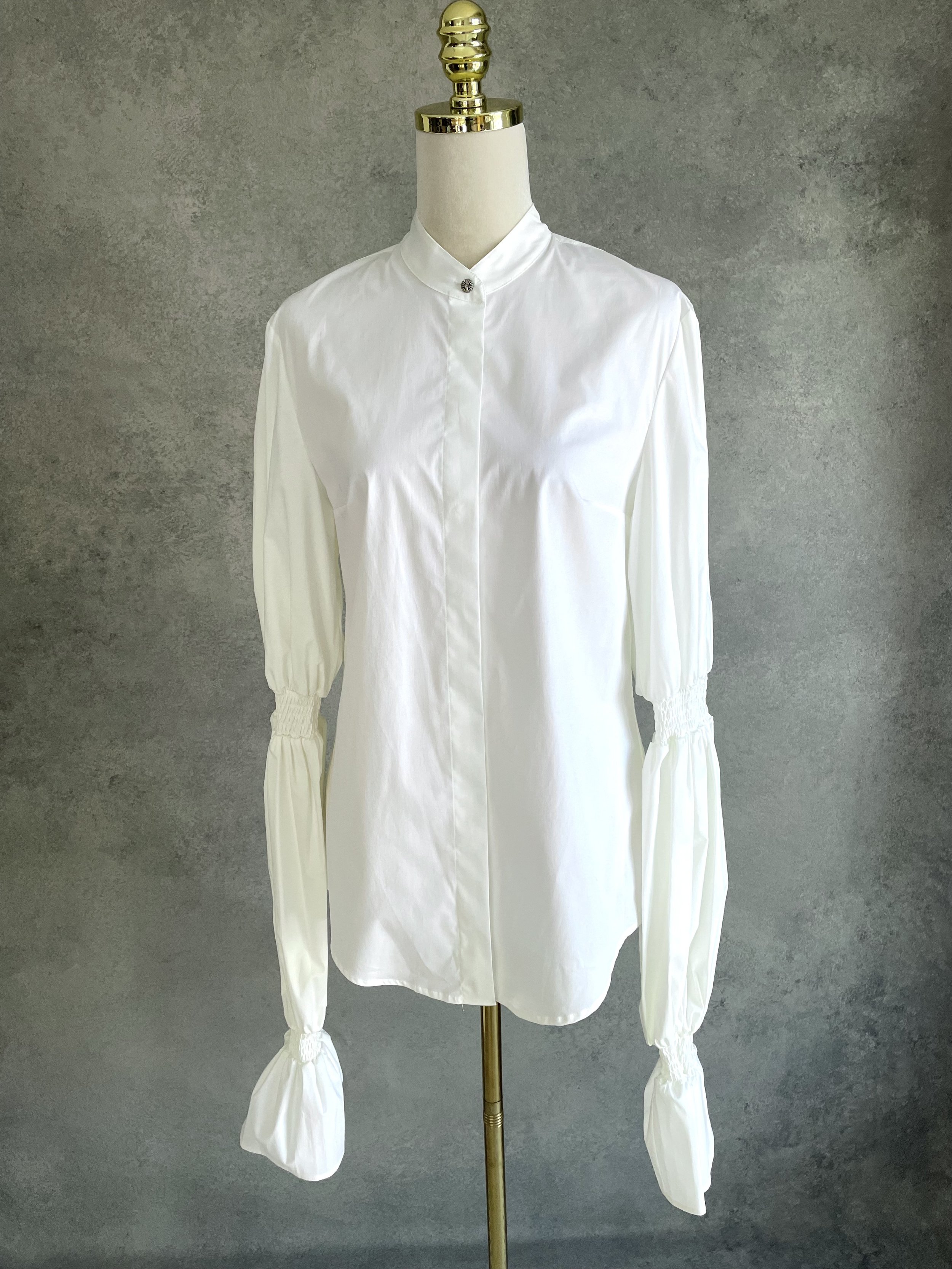 DONDUP White Statement-Sleeve Shirt