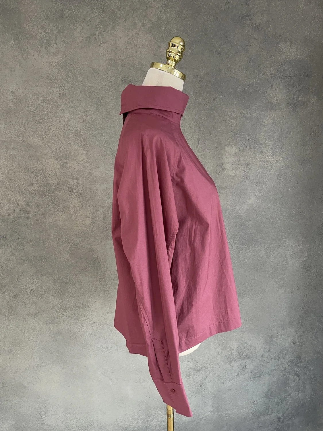 Blanche Blouse turtle neck brick red buttons down bach_1181-1.jpg