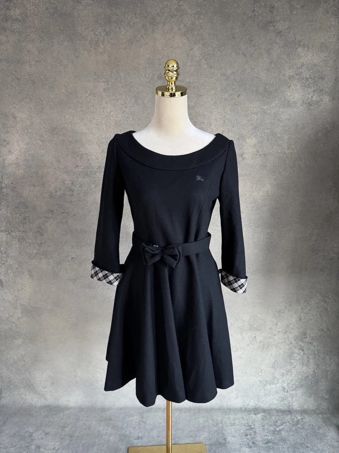 BURBERRY Wool Babydoll Dress