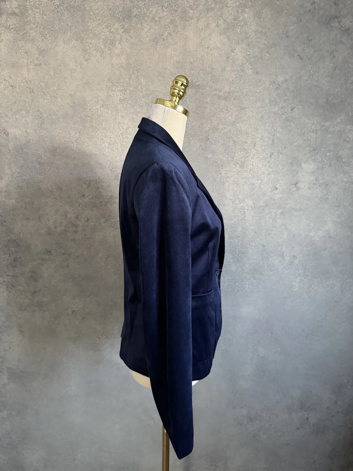 2nd Day Dark blue Velvet blazer _1612.jpg