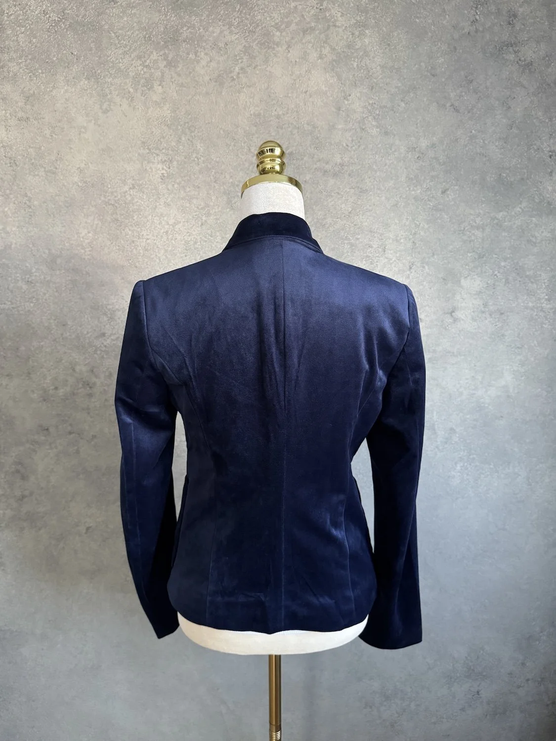 2nd Day Dark blue Velvet blazer _1613.jpg