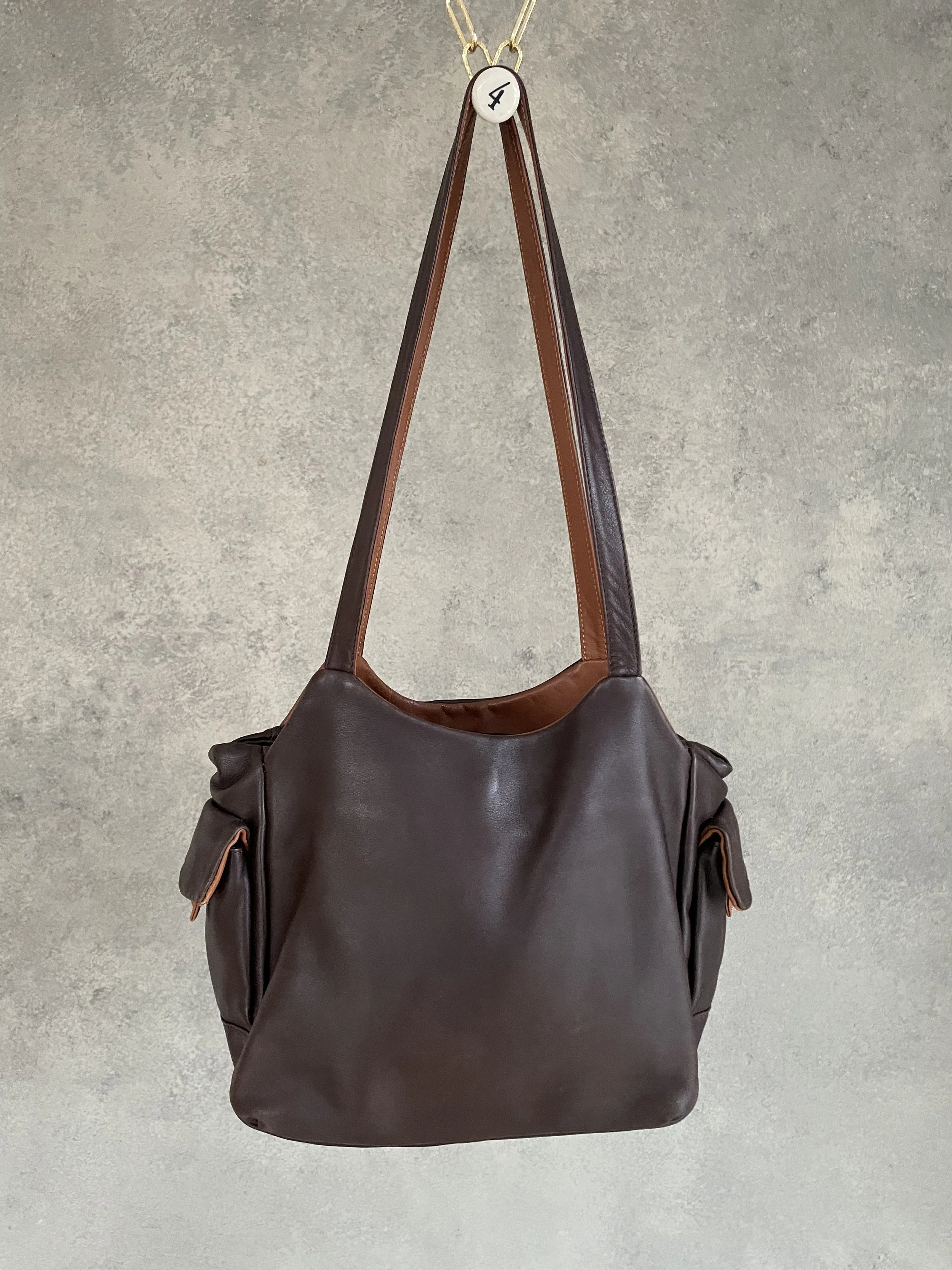 BrunoRossi-two tone shoulder bagIMG_0023.jpg