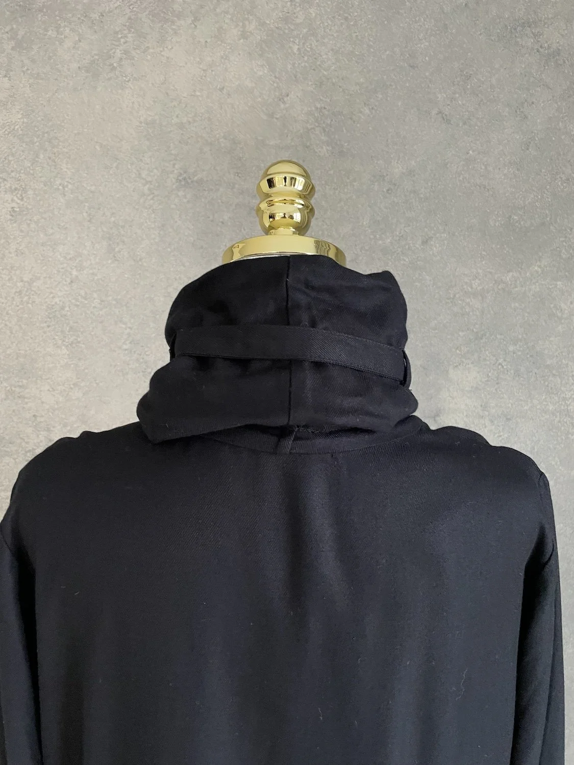 Rodebjer black dress back collar strap detail