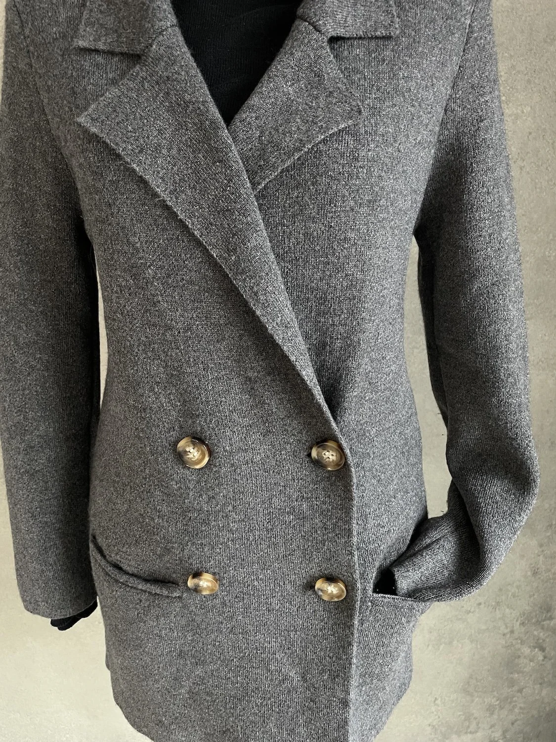 Notschy Cashmere grey wool coat cardigan  button over_1436.jpg