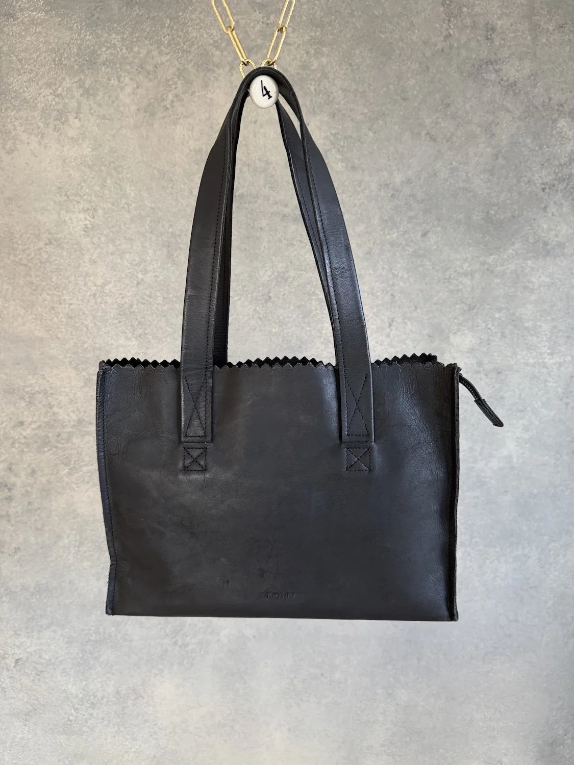 MYOMY My Paper Bag Leather Shopper