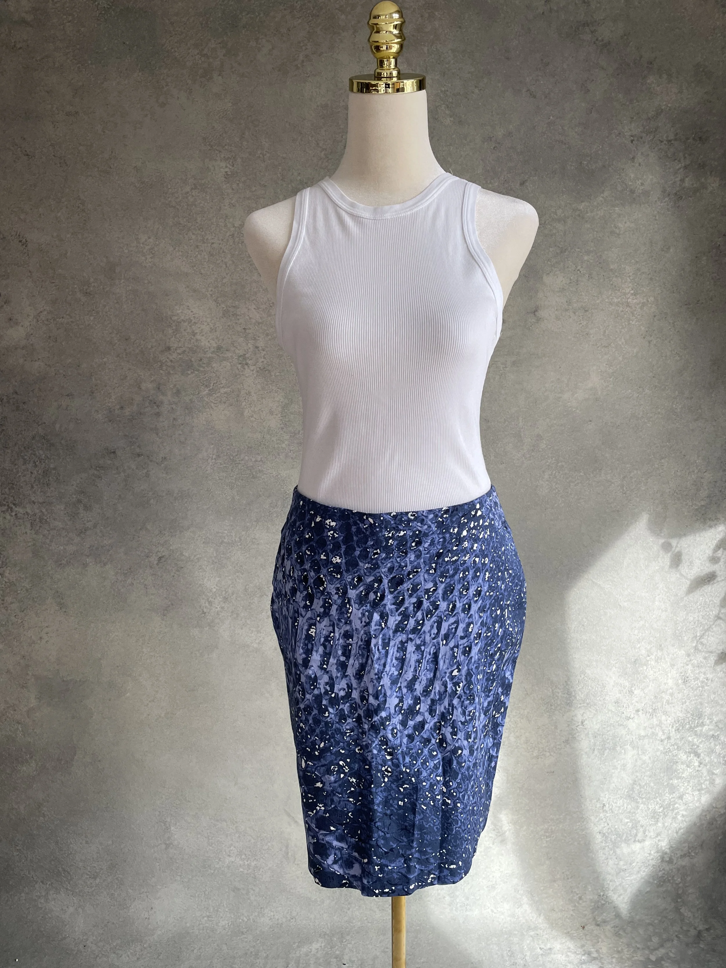GIGUE Patterned Midi Skirt