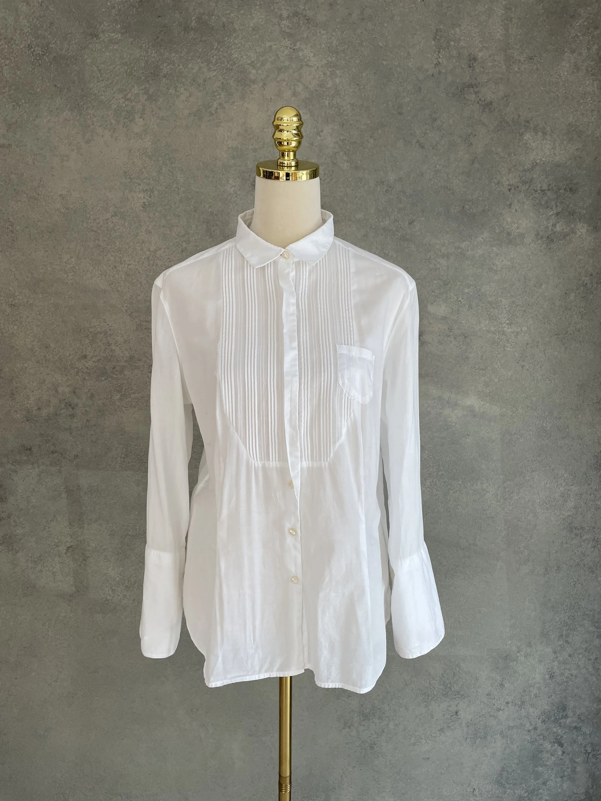 ROBERT FRIEDMAN White Bib Shirt
