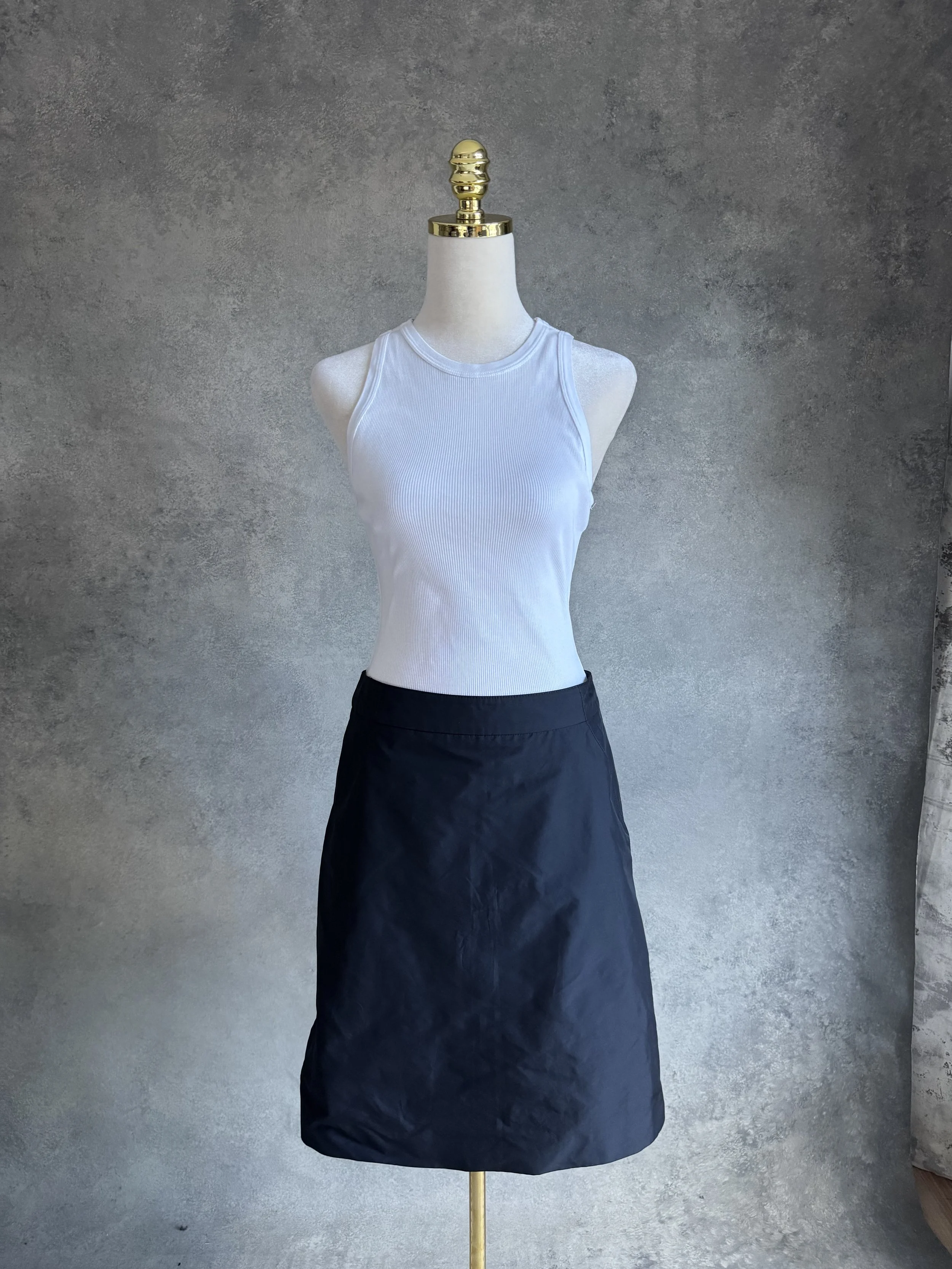 HUGO Black A-Line Skirt