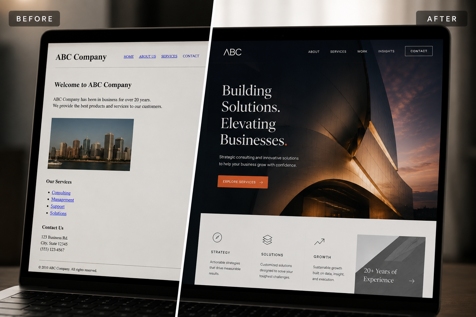 Website Conversion Overhaul