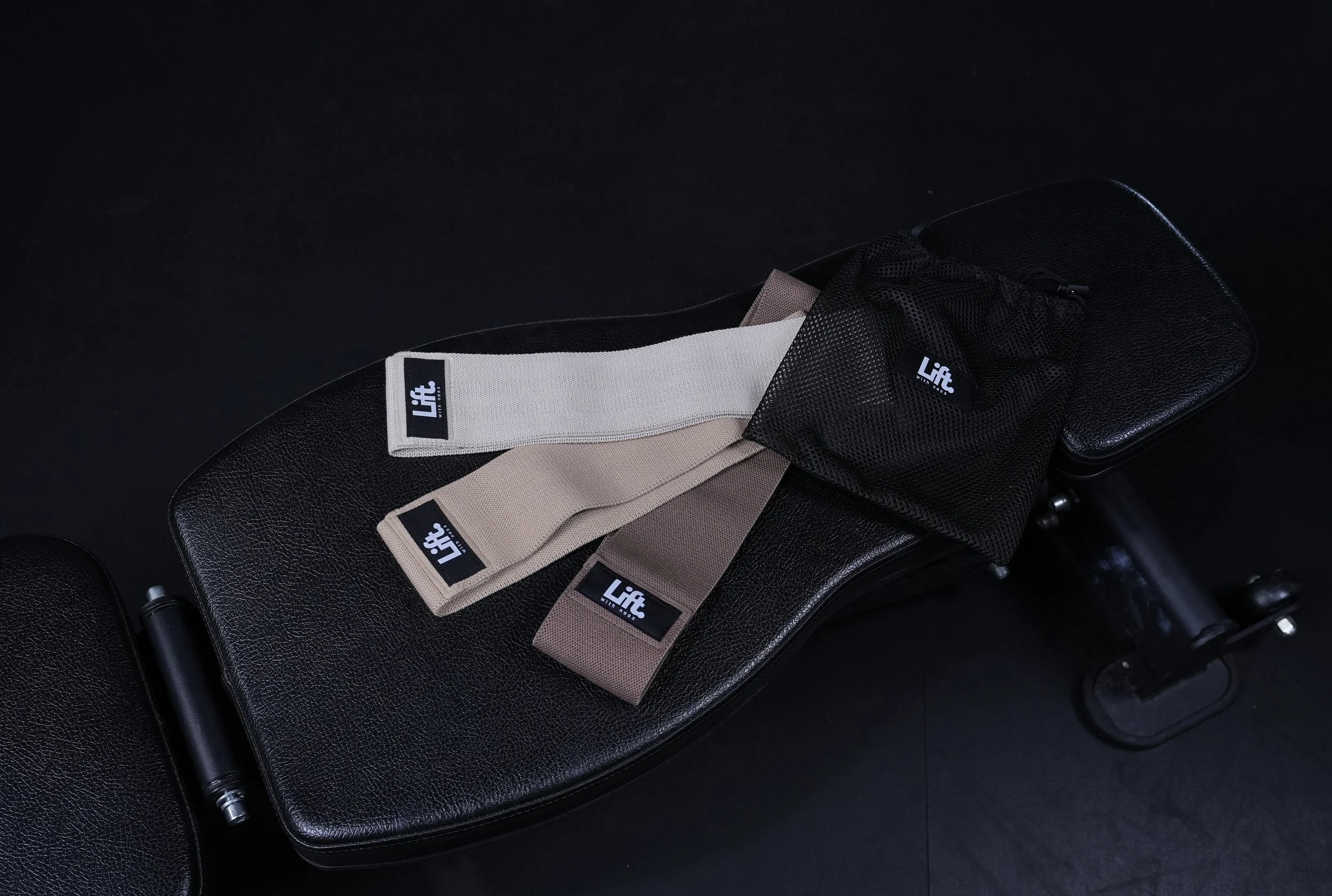 LIFT WITH NESS | Fabric Resistance Bands (3pk)