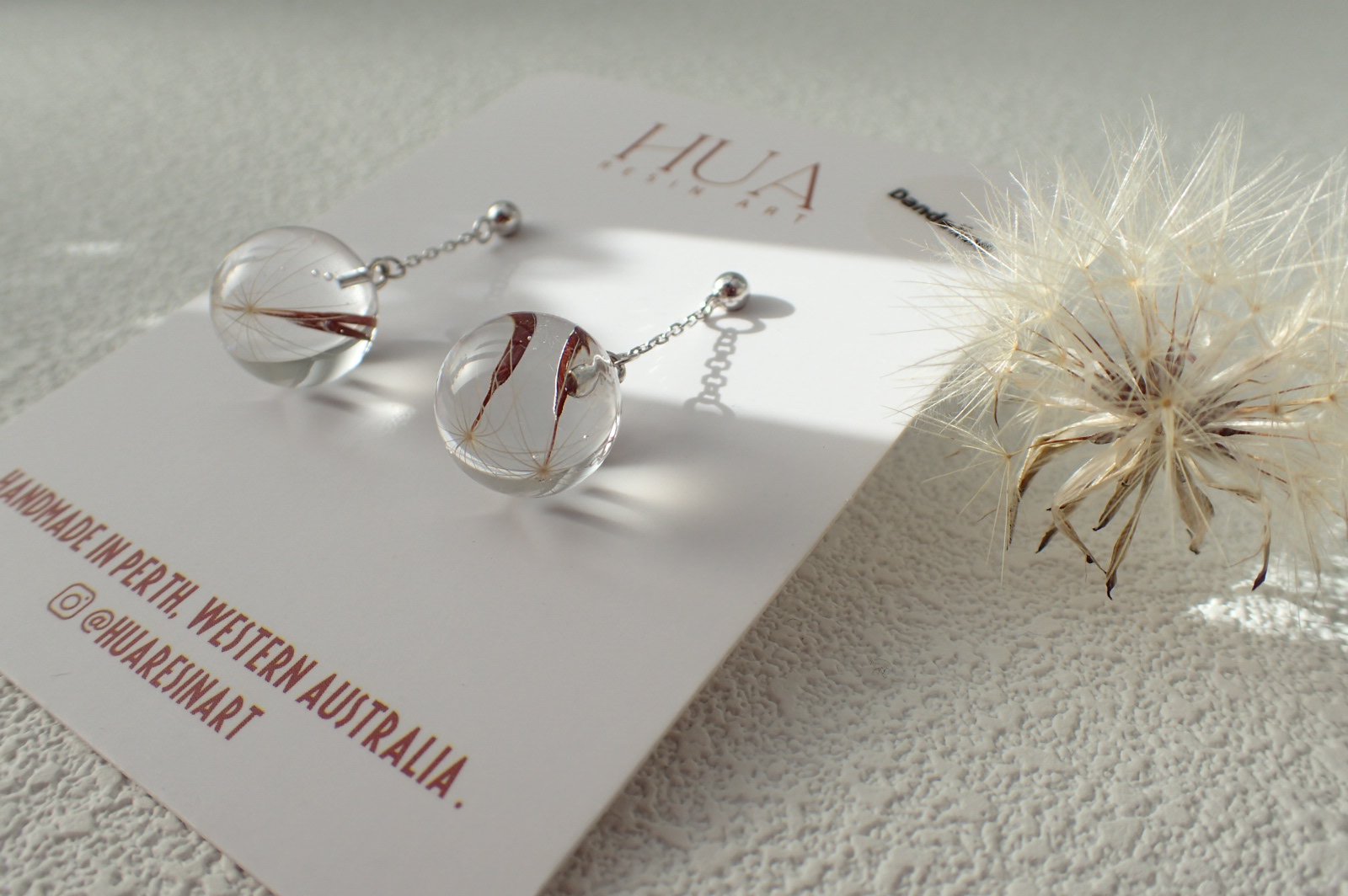 Sphere Drop Earrings — Dandelion