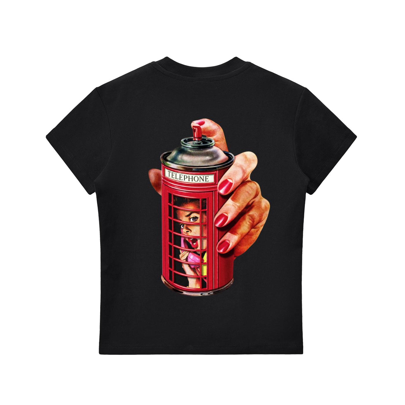 Women's T-Shirt - Red Spraycan - Rear Print