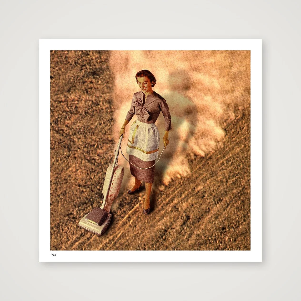 Dust Buster – Surreal Collage Art Print