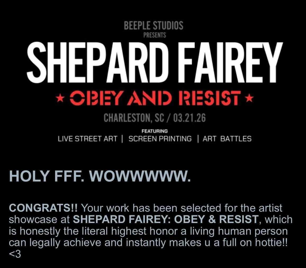 Pest Control Selected for the Artist Showcase at Obey & Resist