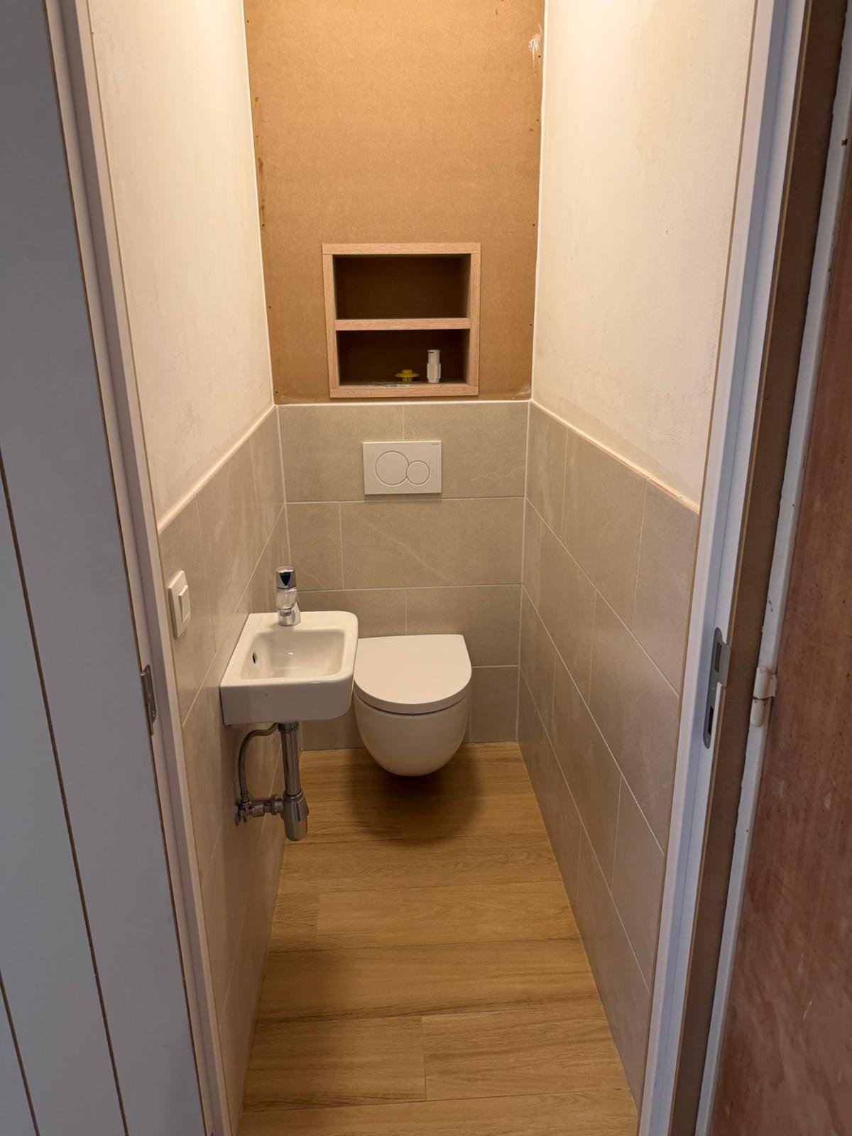 Renovatie van een wc 