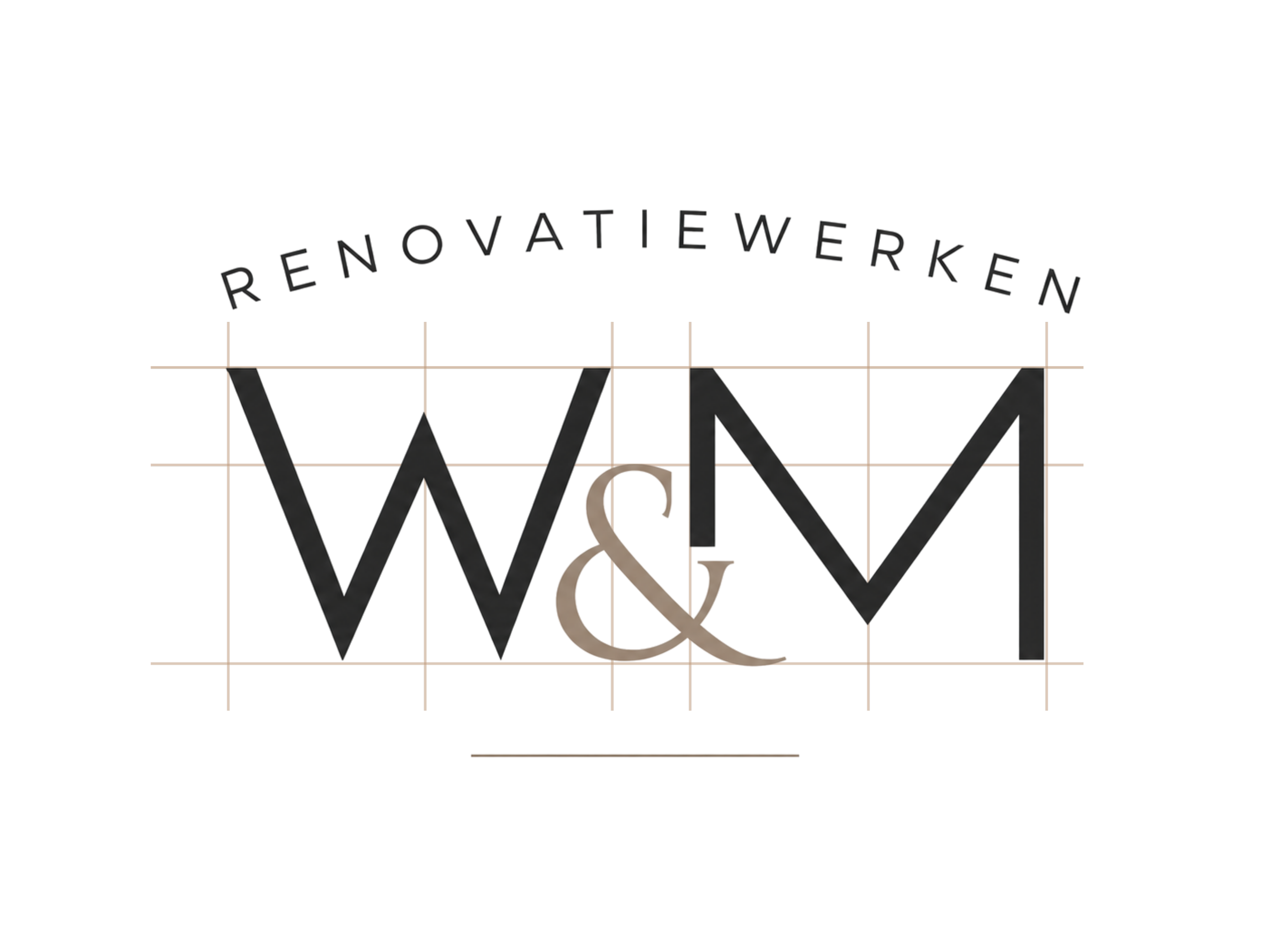 Neonletters lezen 'RENONOATIEWERK' tegen een zwarte achtergrond.