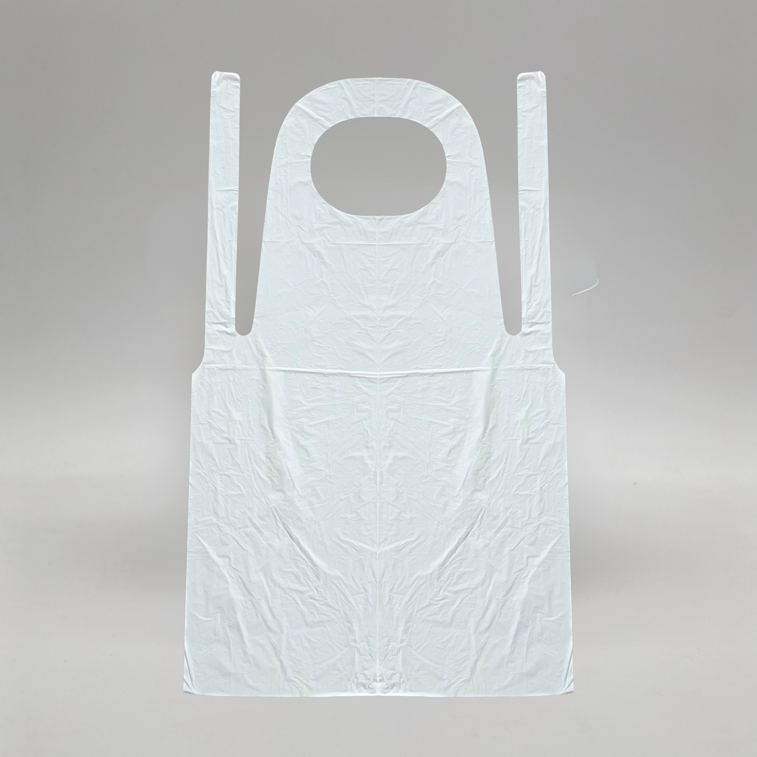 Tablier PE blanc taille extra renforcée