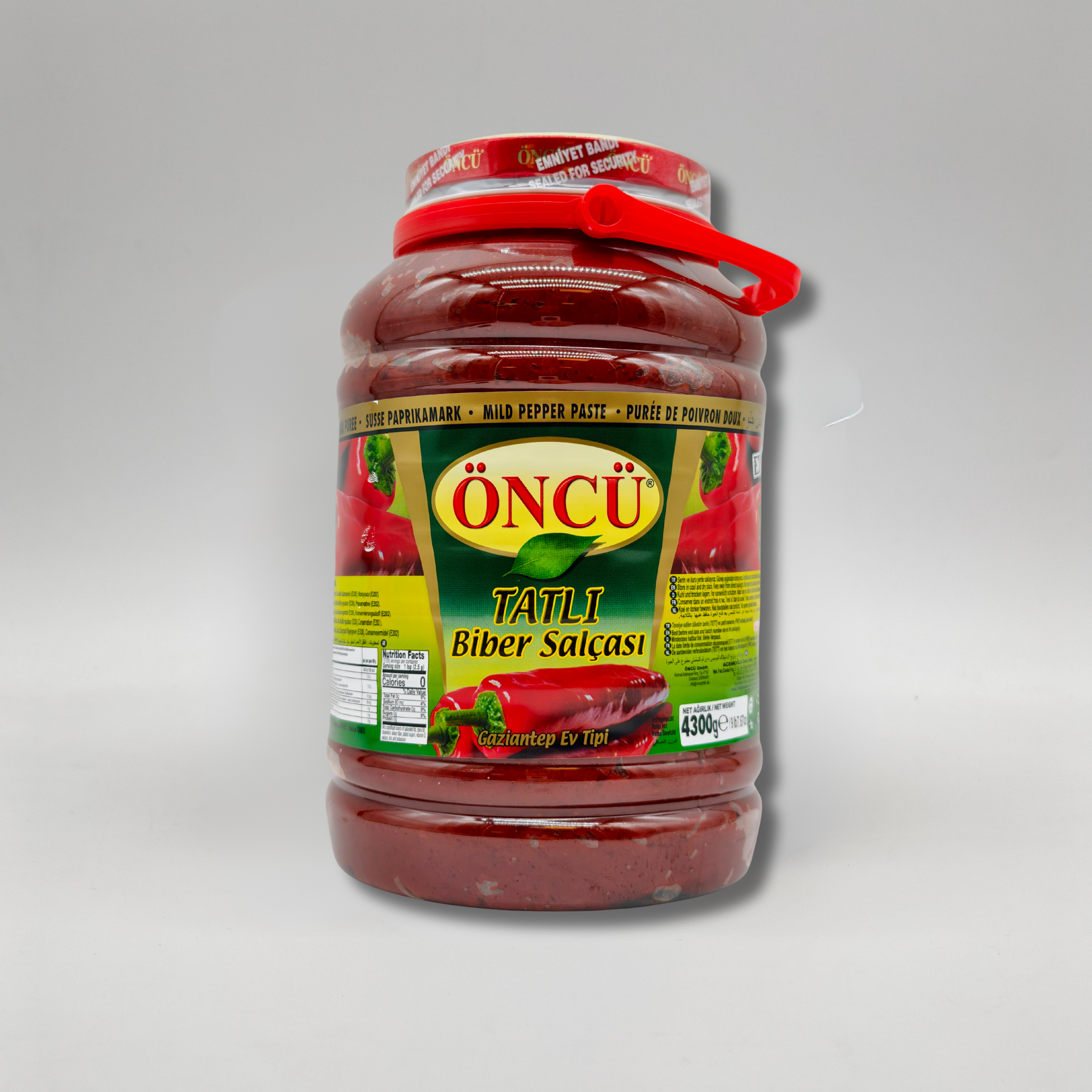 Öncü concentré de poivron doux 4,350 kg