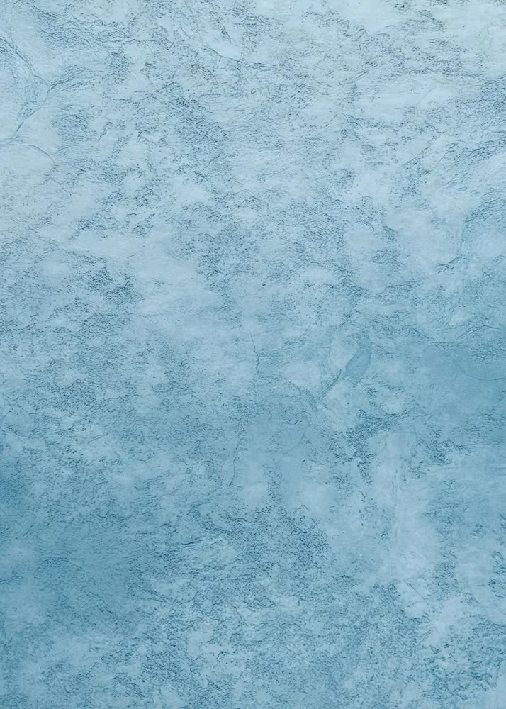Surface of ice bath water.