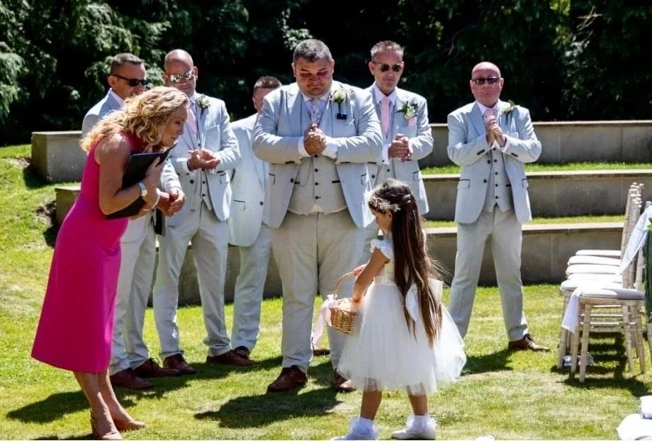 Wedding Ceremony at Tonbridge School beautiful grounds