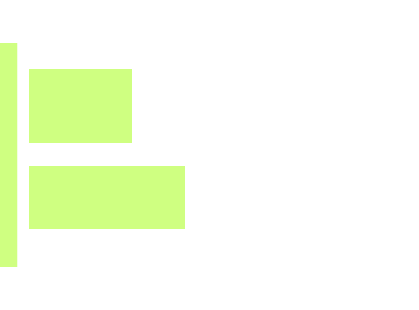 Geometric drawing of an outline square with sections divided by vertical, horizontal, and diagonal lines.