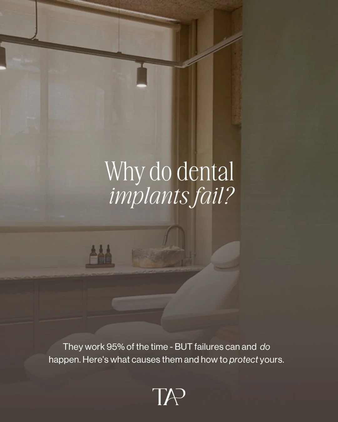 The implant isn't always the problem. Your health history might be. 🦷
There are things that quietly work against your implant before it even has a chance to succeed.

🚬 Smoking - restricts blood flow and slows healing significantly
🦠 Unmanaged gum