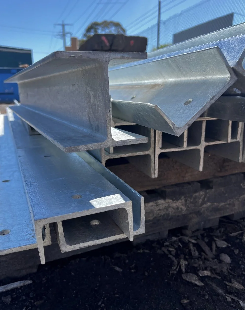 Galvanised Steel Beams