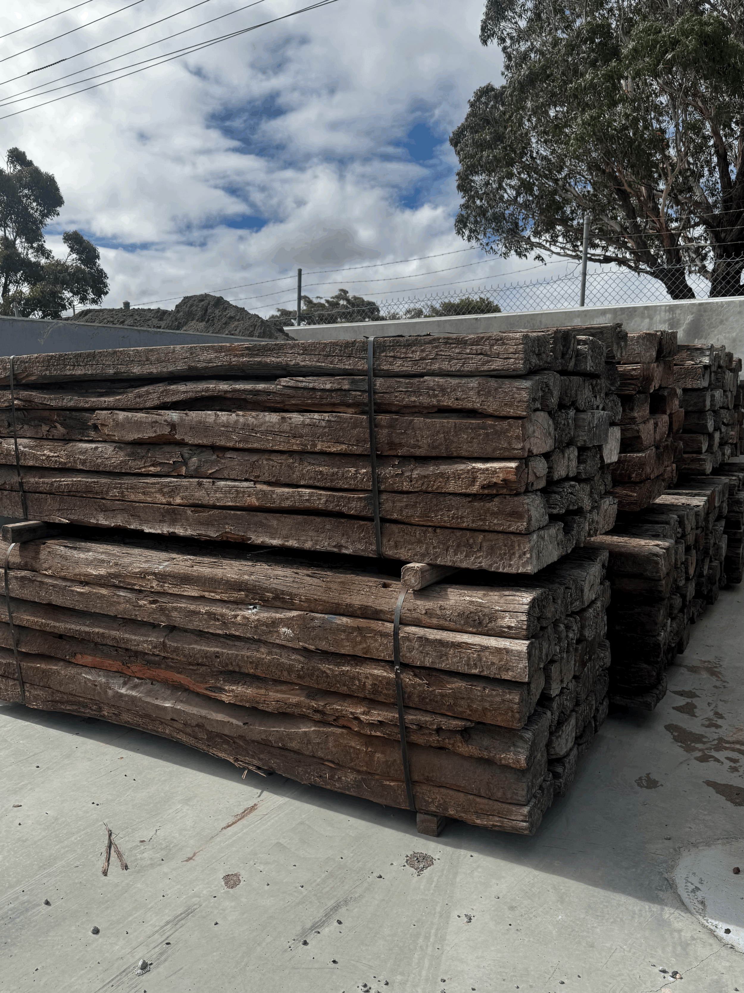 Redgum Railway Sleepers