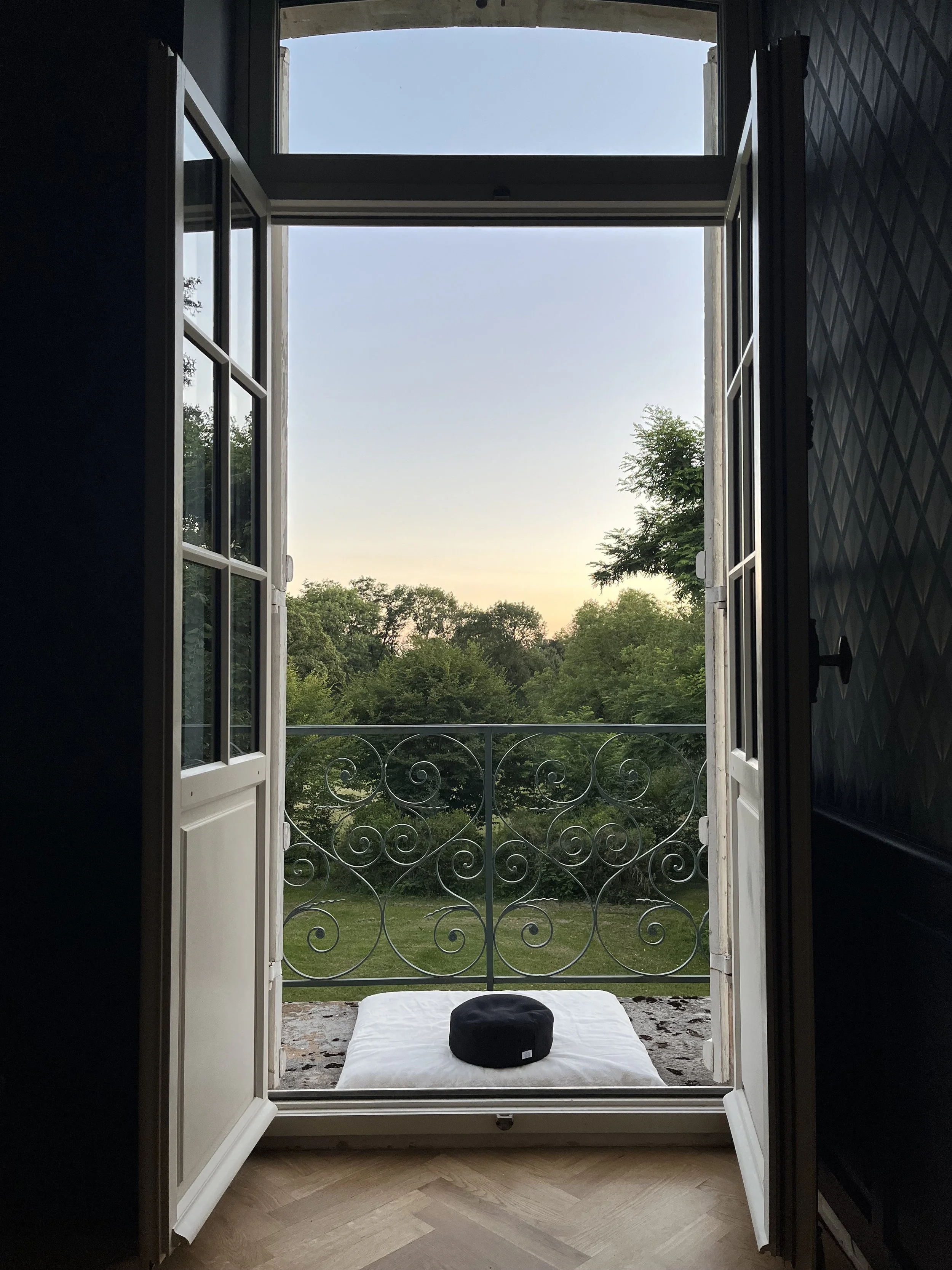Blick aus einem Fenster