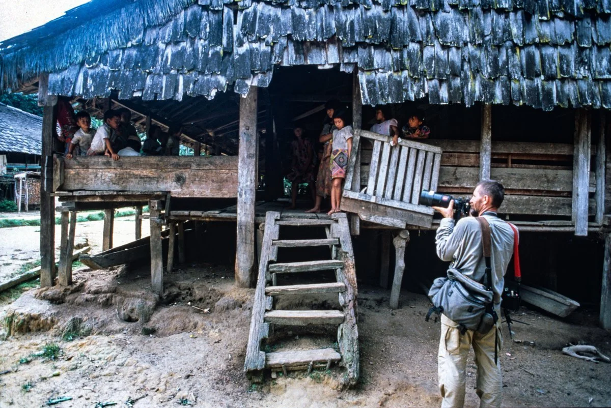 Pelton made several trips and expeditions to find and document the last rural Iban in the highlands of Borneo. ©RYP, all rights reserved
