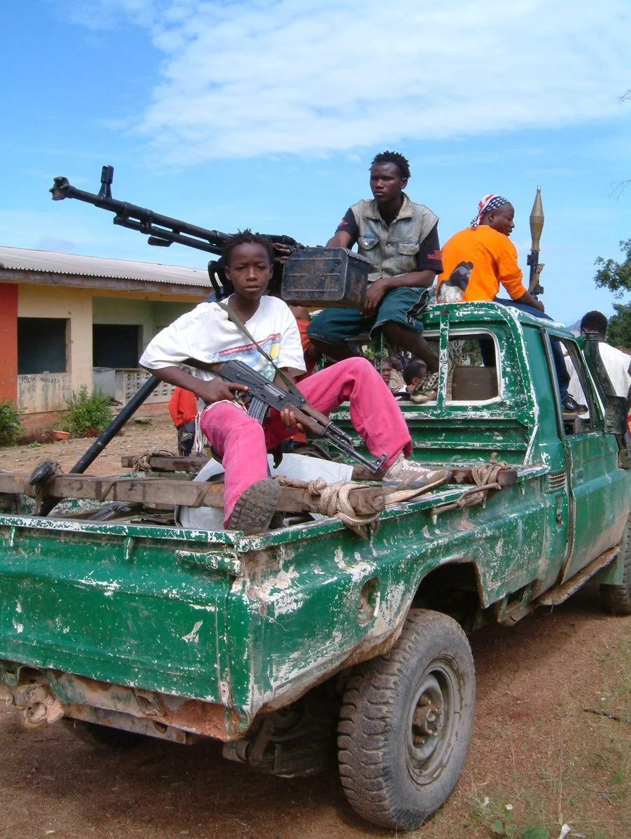 LURD rebels in Voinjama. ©RYP, all rights reserved 