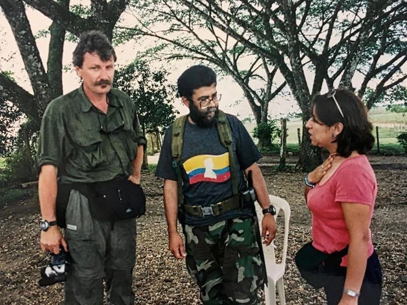 Robert Young Pelton interviews Alphonso Cano, a leader of the FARC in Colombia.  ©RYP, all rights reserved.