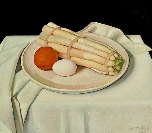 Gathering inspiration 🍢🍊📋🥚 

Still Life with Asparagus, Orange, and Egg
Jan Wittenberg, 1931
&bull;
&bull;
&bull;
&bull;
#vintagejewellery #VintageSilver #SculpturalJewellery #mundaneobjects #mundaneinspiration