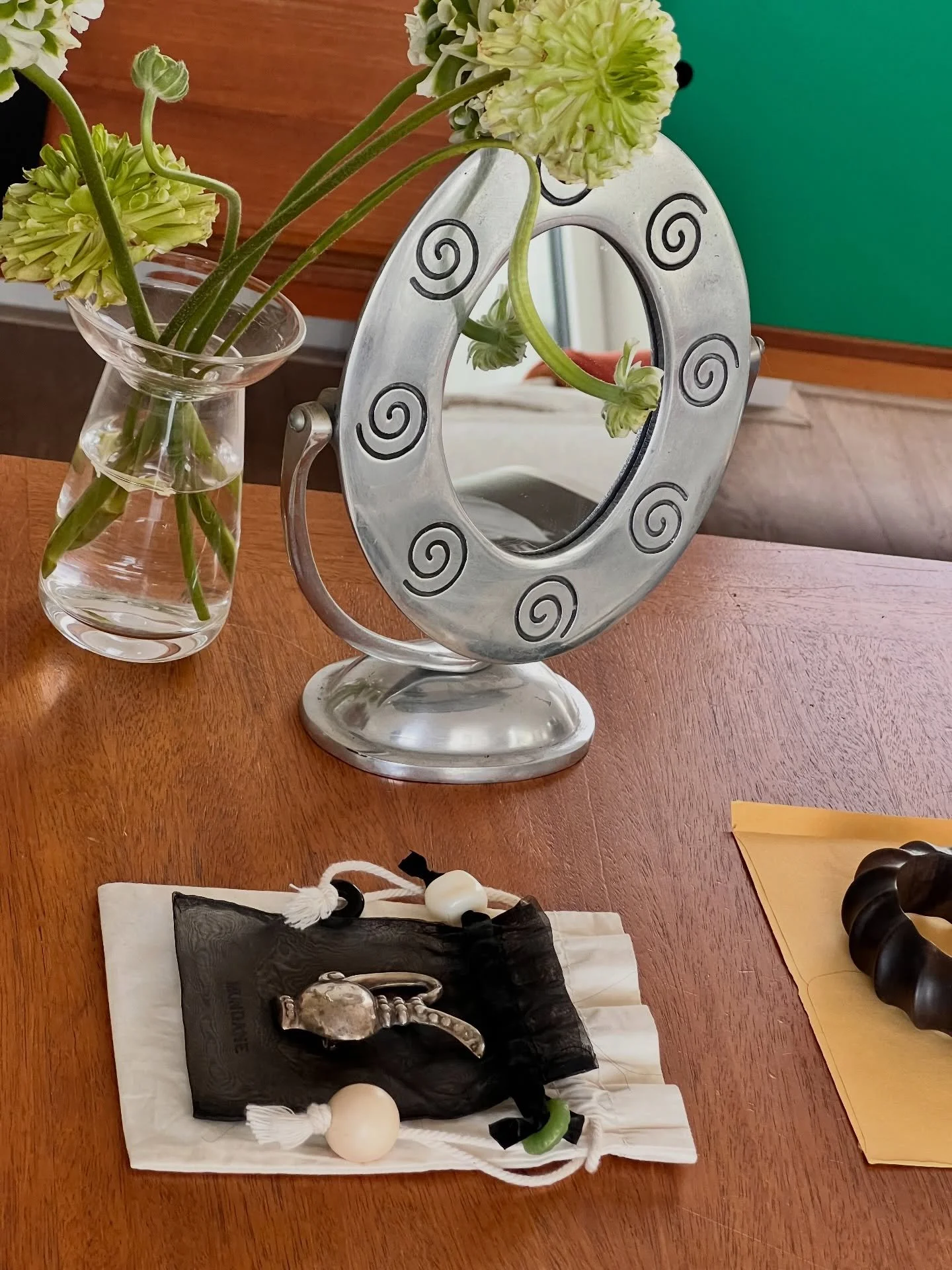 A tabletop composition of collected pages, objects and jewellery 
&bull;
&bull;
&bull;
&bull;
#VintageJewellery #JewelleryEditorial #CollectedObjects #MundaneObjects #SculpturalJewellery
