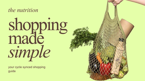 Grocery shopping guide preview