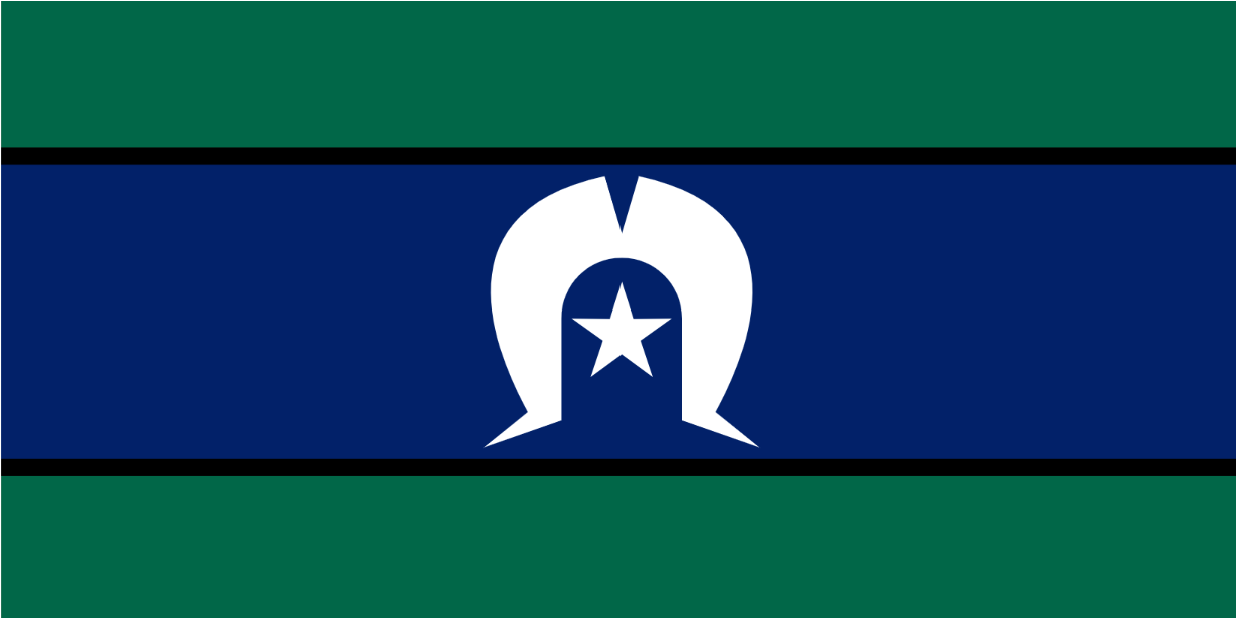 Torres Strait Islander Flag - Kimberlee Smee dietitian support worker APD CEDC for Golden Vibes providing nutrition dietetic and online support work services