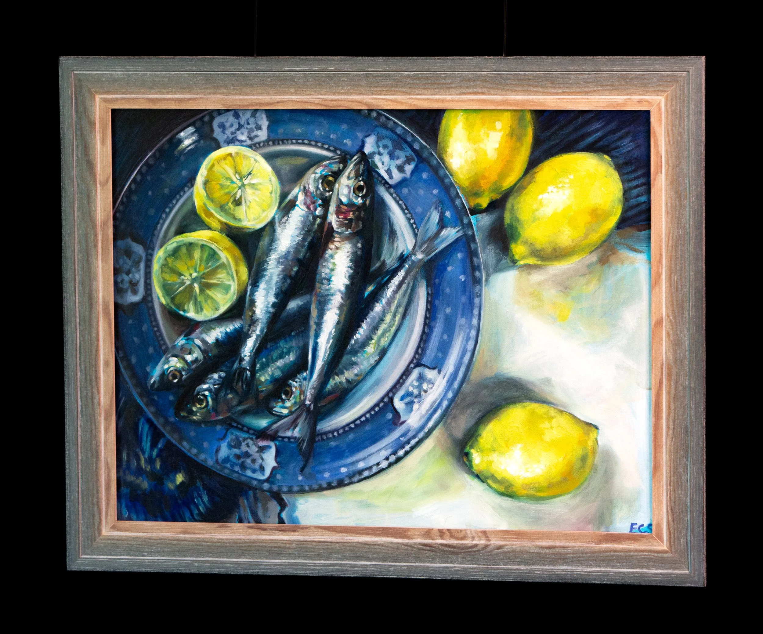 Artist: Elspeth Scott
Title: Sardines
Medium: Oil on Canvas
Price: £165.00
