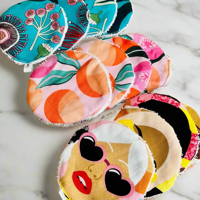 Reuseable Make Up Remover Pads- AUSTRALIAN FLORAL